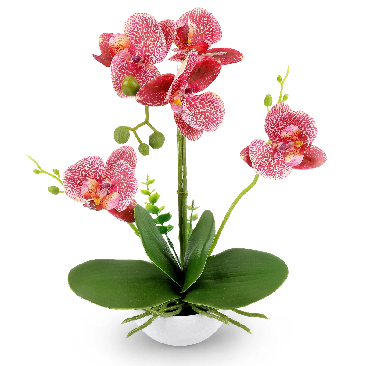 2021 Factory direct sales Real Touch Artificial Pu Orchid Flowers Butterfly Orchid Branch for Decoration  Wedding Gifts