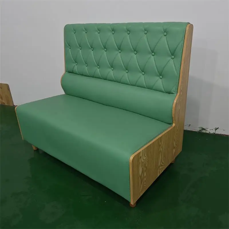Modern Restaurant booth coffee sectional sofa booth seating for cafe