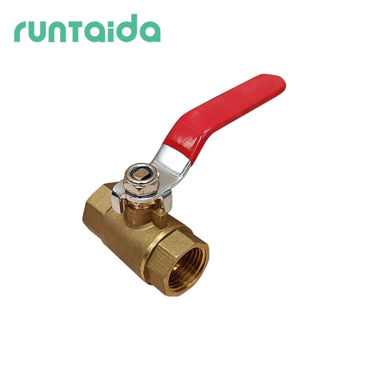 1/2 4 2 inch full welded 2 Piece Screw brass Ball Valve