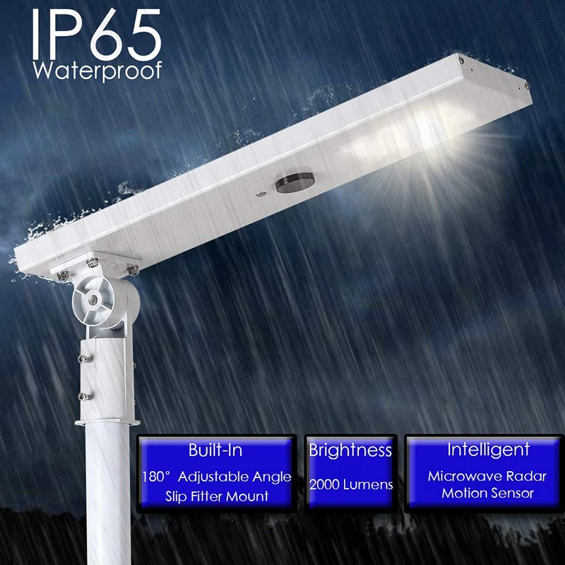 super brightness outdoor waterproof MPPT solar controller all in one solar led street light 20w