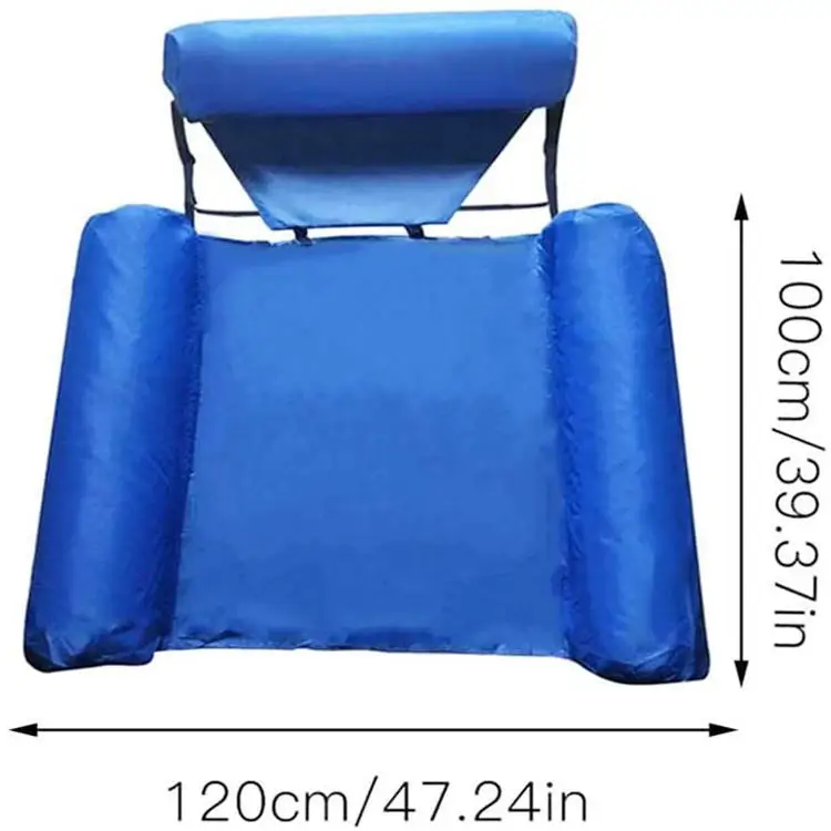 Inflatable Water Hammock Pool Float Outdoor Floating PVC Water Hammock Outdoor Water Lounger Hammock