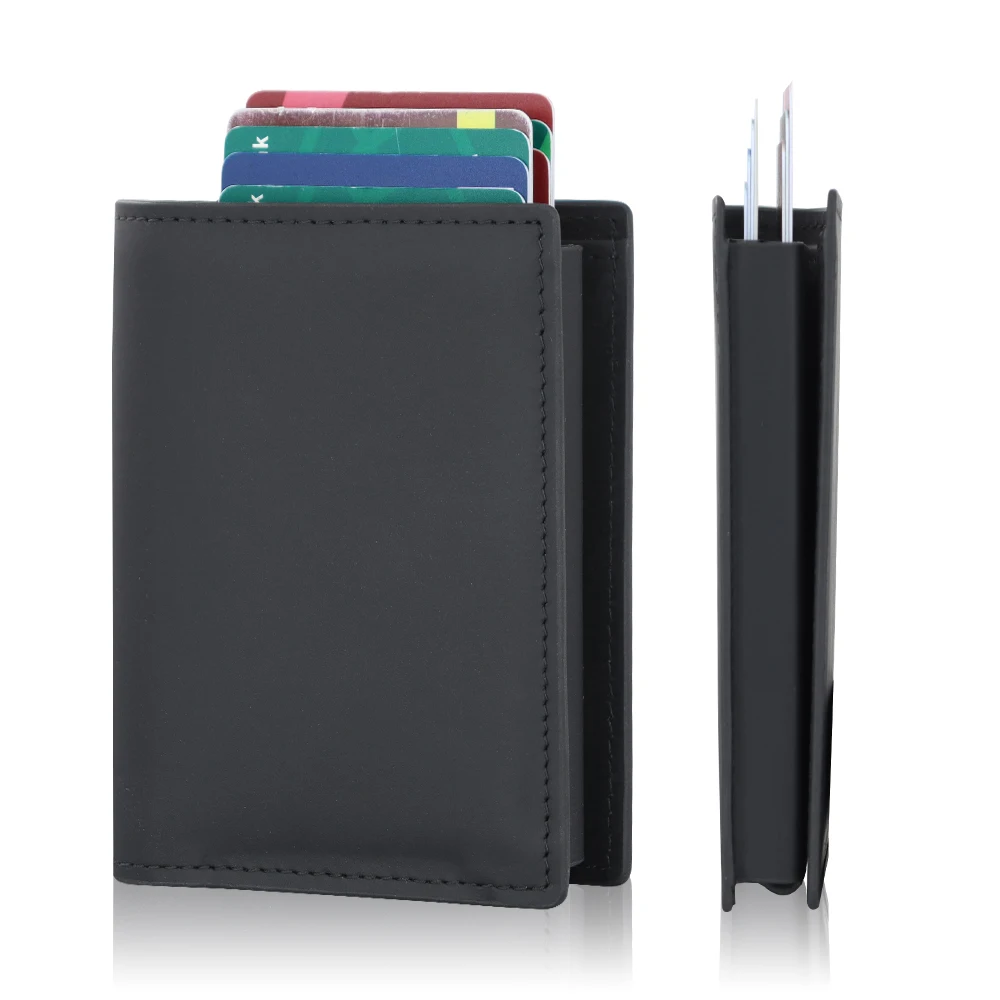 Wholesale Anti Theft New Pop Up Card Holder Wallet for Men