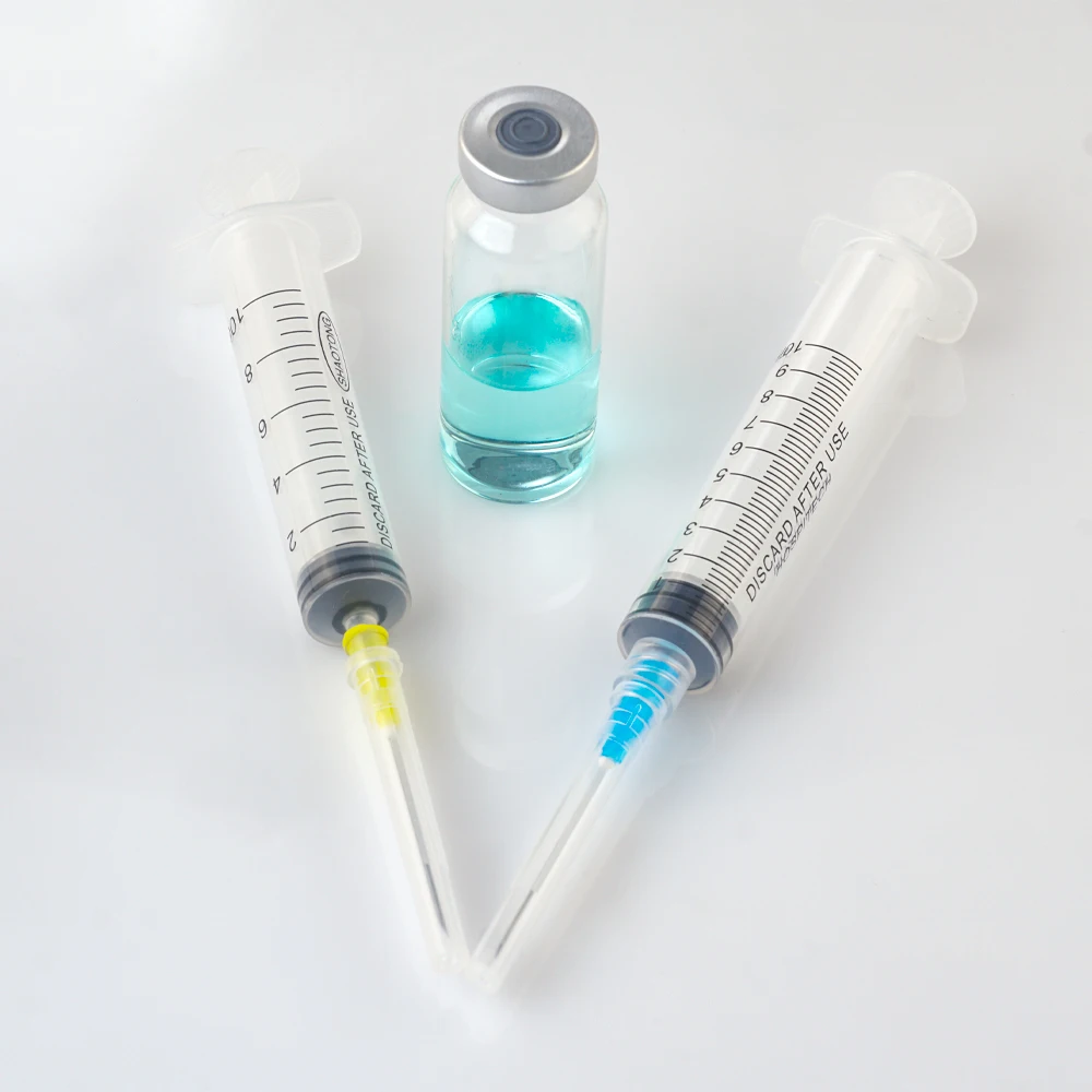Syringe 1ml 2ml 3ml 5ml 10ml 20ml 50ml 60ml luer lock slip plastic medical disposable syringe with needle