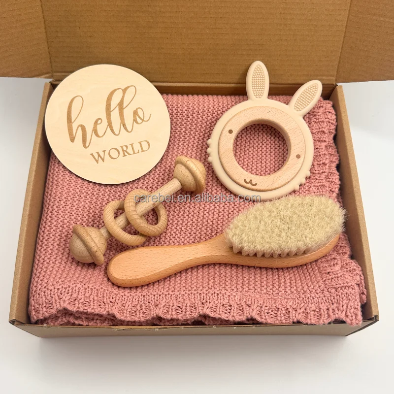 Heirloom Scallop Knit Blanket Oatmeal Fleck Expectant Parent Gift Fringe Swaddles Fitted Baby Boy Personalized Name Blankets