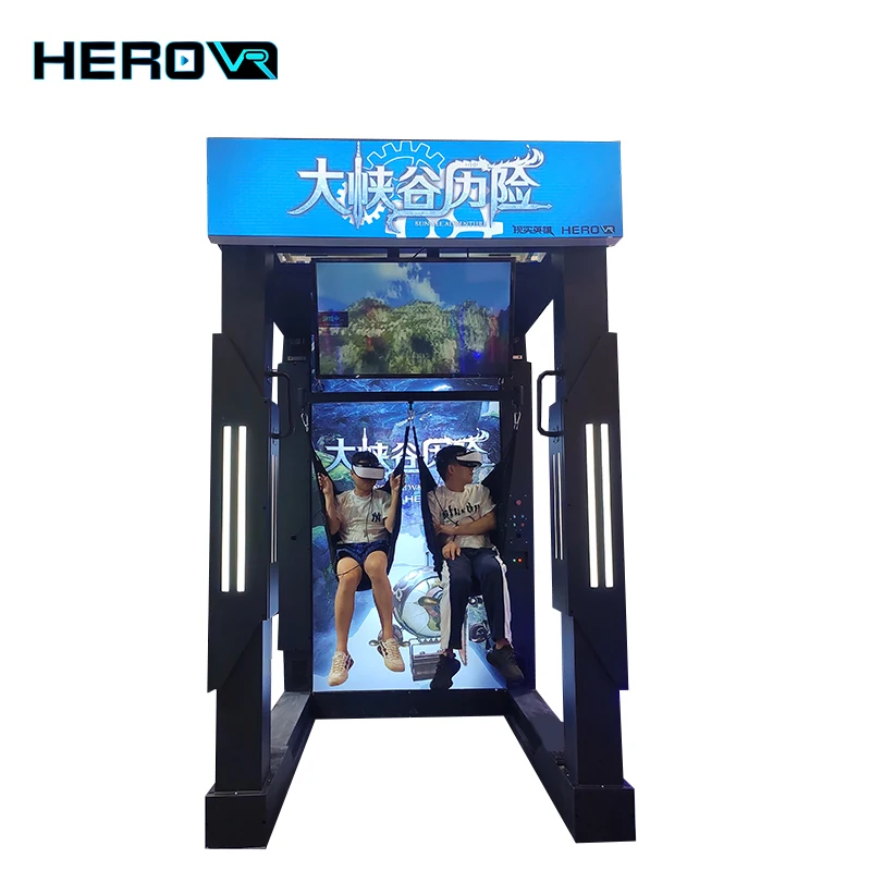 HEROVR Playground One-Of-A-Kind Vr 9D Virtual Reality Simulator VR Bungee Jumping Machine All Ages