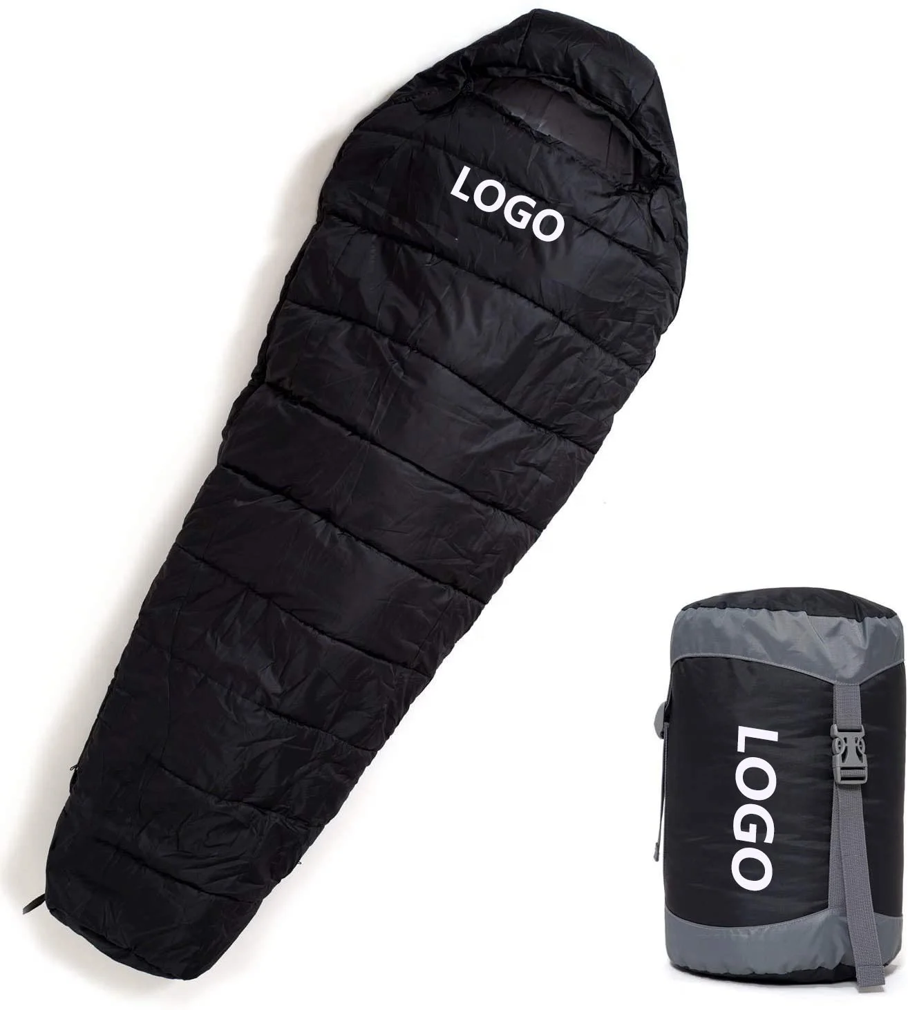 Factory Direct 3 Season Outdoor Cotton Sleeping Bag Ultralight Compact Hiking Waterproof Sleeping Bag