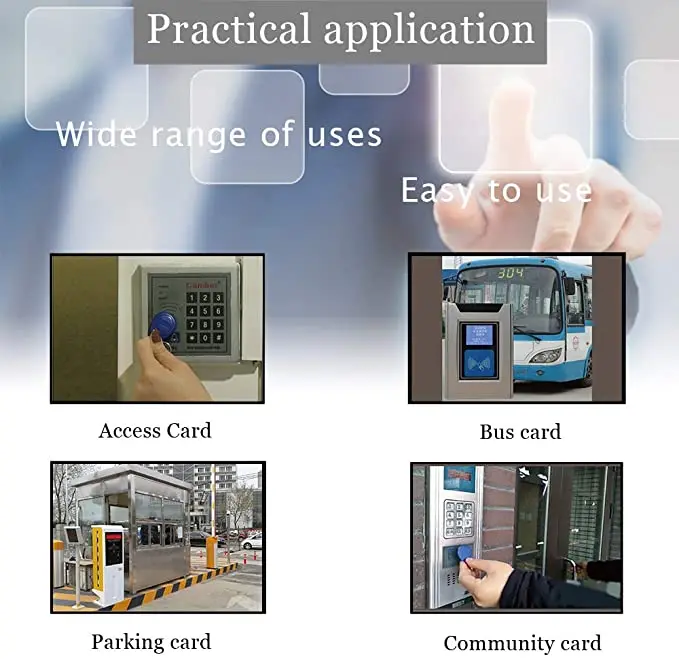  Водонепроницаемый брелок доступа RFID 125 кГц для считывания бирок Em4100 Rfid-метка Бесконтактный