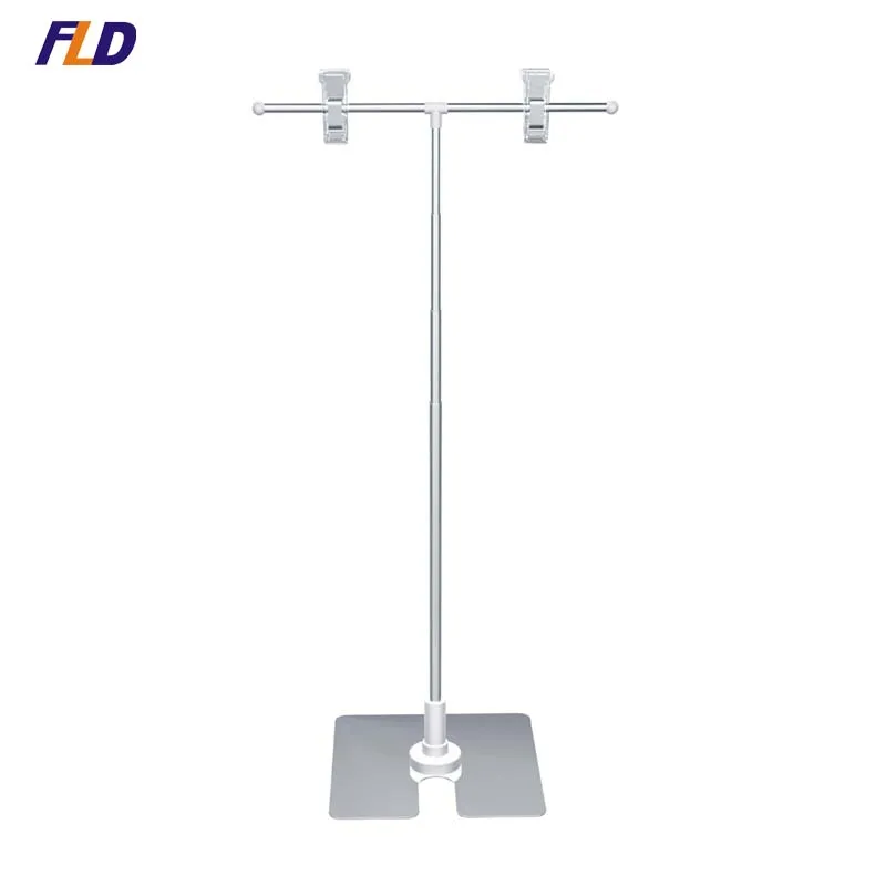 Support Customization Adjustable POP Frame Metal Floor Standing Floor POP Stand