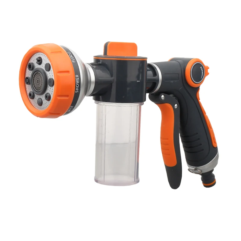 water fireman pipe  high pressure nozzle foam gun soap hose sprayer garden nozzles spray car wash sprayers watering hoses metal