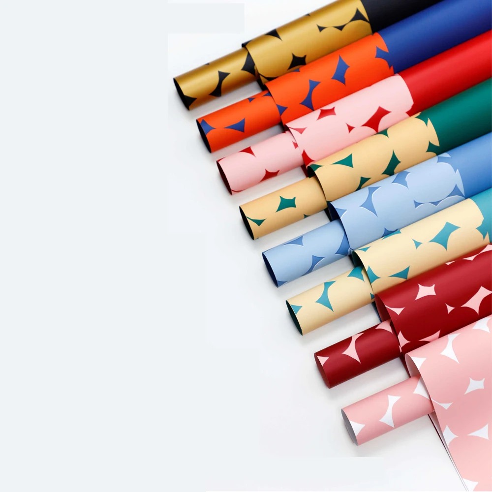 Fall In Color 2023 New Arrival Sweet Honey Flower Wrapping Paper Florist Products Wholesale Packaging