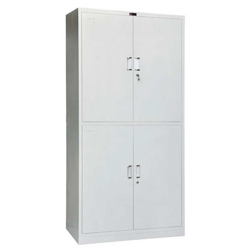 Metal Cabinet Storage Door File Cabinet with Swing Door 4 Door Steel Filing Cabinet Office Furniture Office Cupboard Adjustable