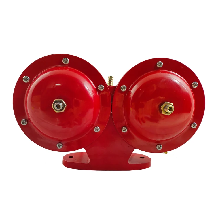 Universal 2 Trumpet Electronic Stainless steel Air Horn sound signal 12v Car Truck Boat Busses Air train horn loud speaker