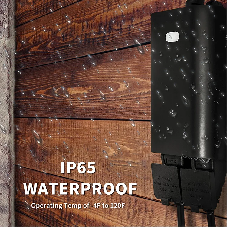 Outdoor waterproof ip65 smart app control socket plug with google home Amazon