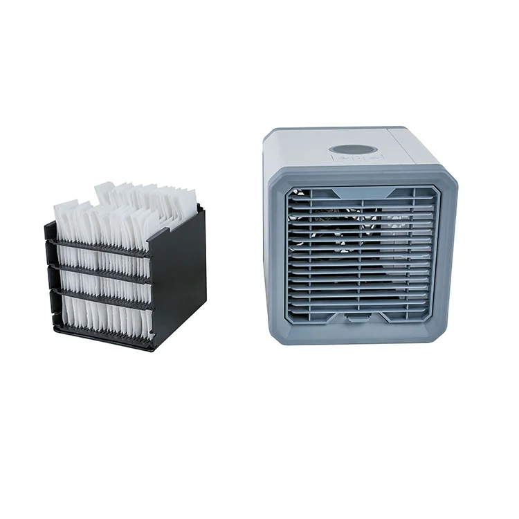 Factory Best Selling In 2023 Mini Ac Dc Ceiling Fan USB Mini Water Personal Space Air Cooler