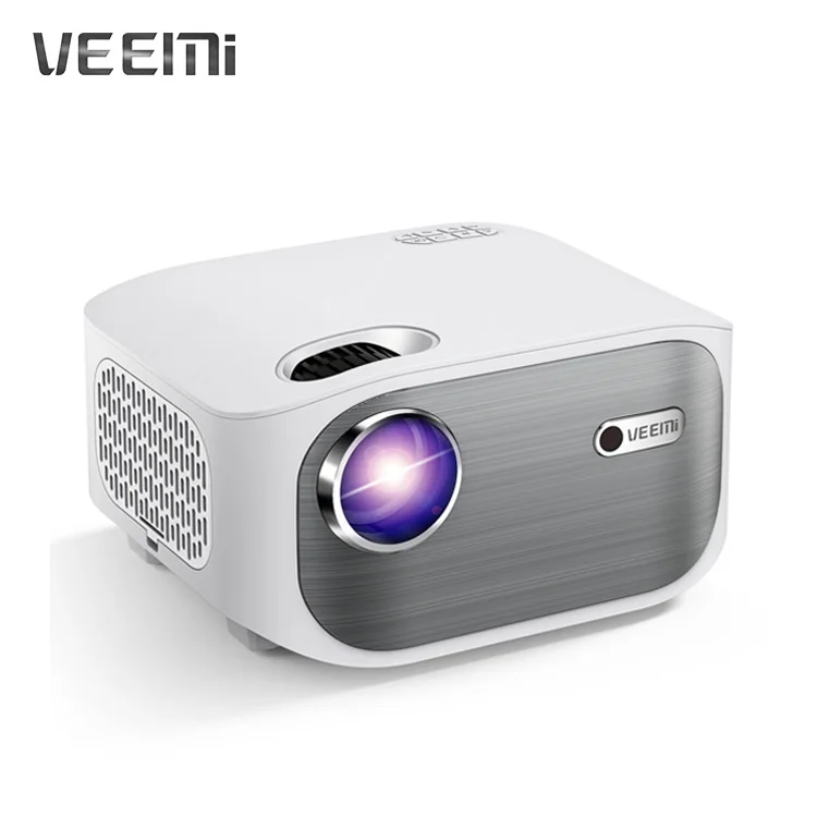 VEEMI New Design Small Size HD 1080P Home Theater 7000 Lumens Brightness Multimedia Projector