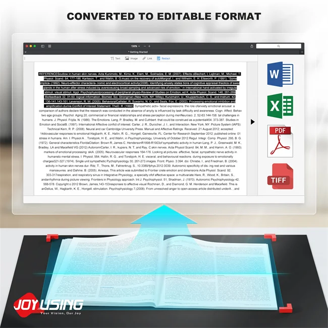 Joyusing V320 Large Scale A3/A4 Educational Equipment Portable Scanner A3 Book Scanner Software Included