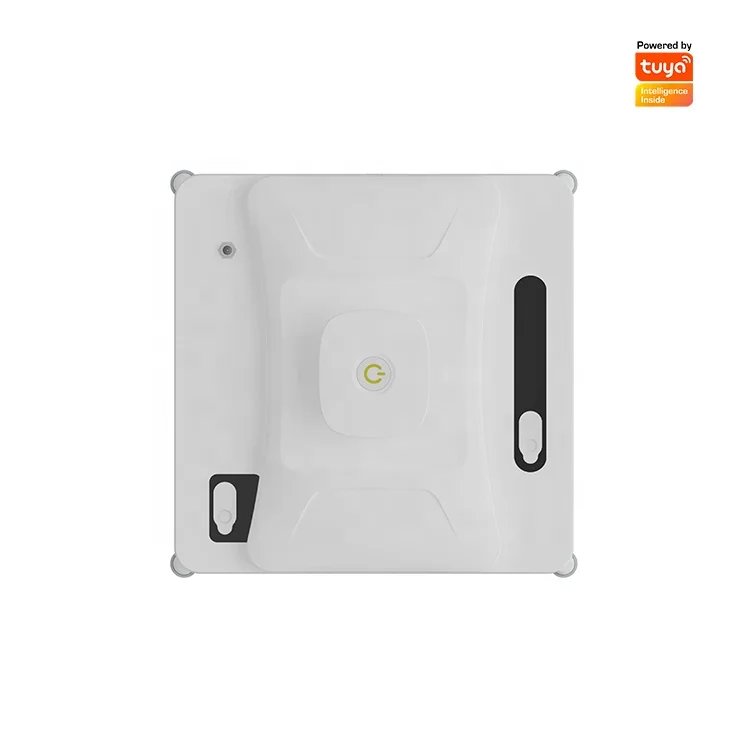 Dual water tank with 360 degree spraying window cleaner Tuya APP control 75W 2.4 square meter per minute window cleaner robot