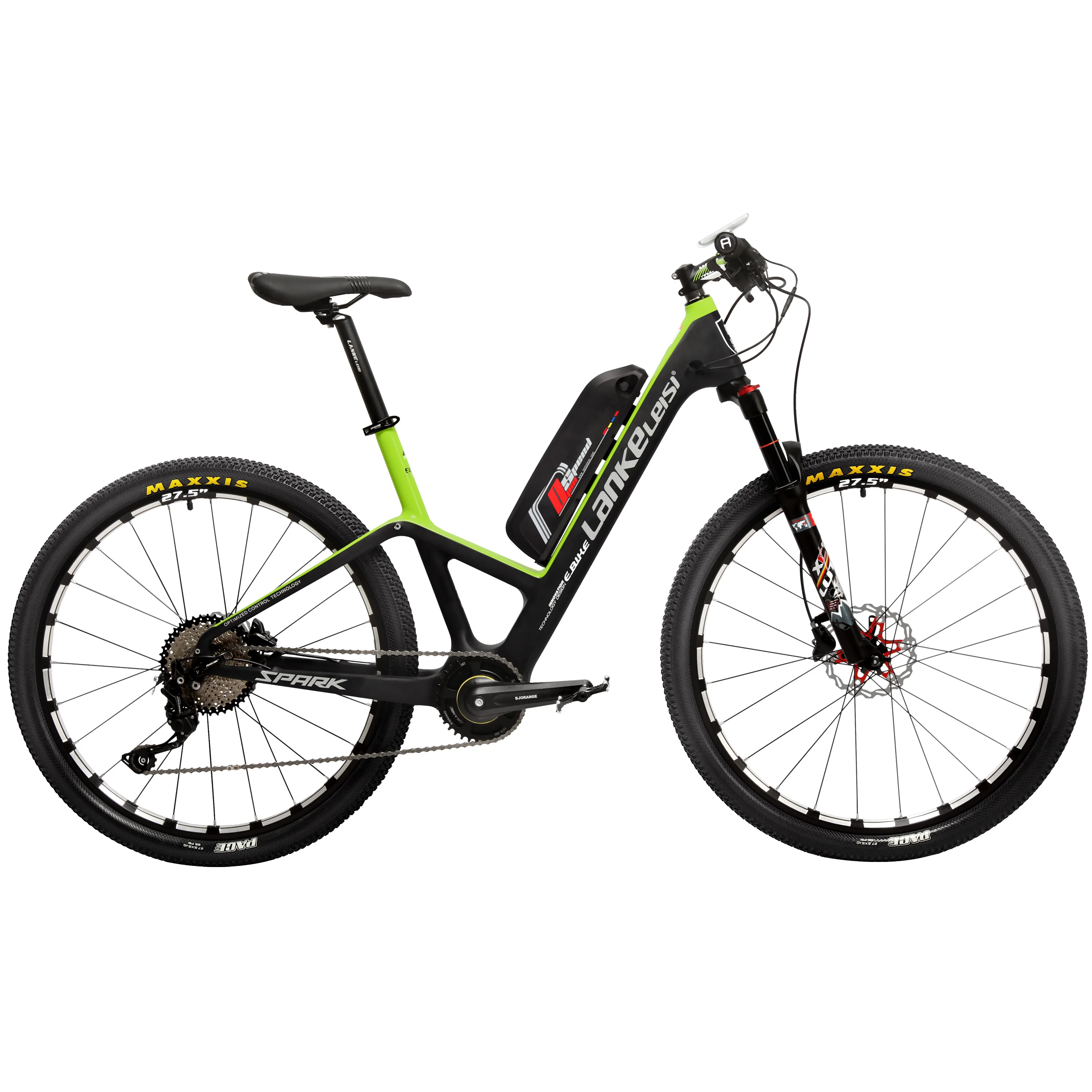  E Bike European Warehouse TCC Carbon Fiber Frame 400W 36V 10ah Lithium Battery 27.5 Inch Electric