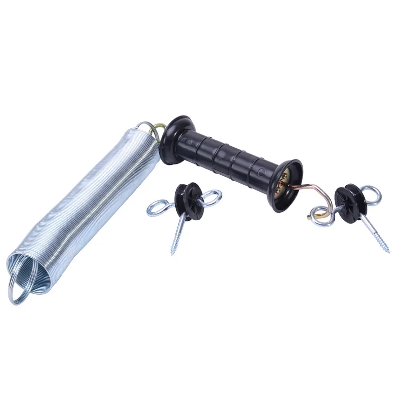 Spring Gate Handle Kit Farm electronic fence falling door three-piece suit ranch fence falling door set