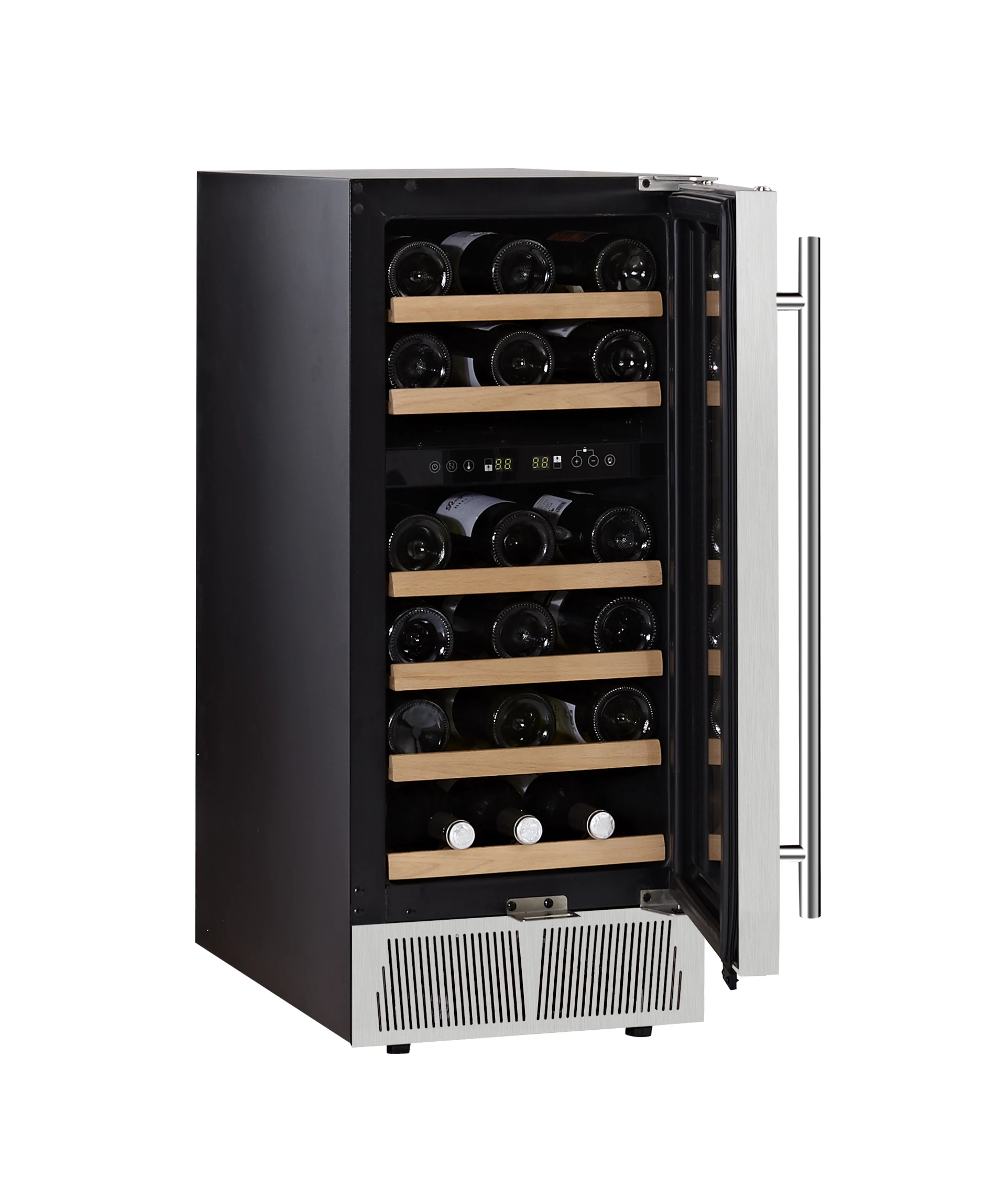 JC-85B RACHING Refrigerator Cooler Electric beverage Wine Cabinet Bodega Refrigerators Double Door Wine Cooler
