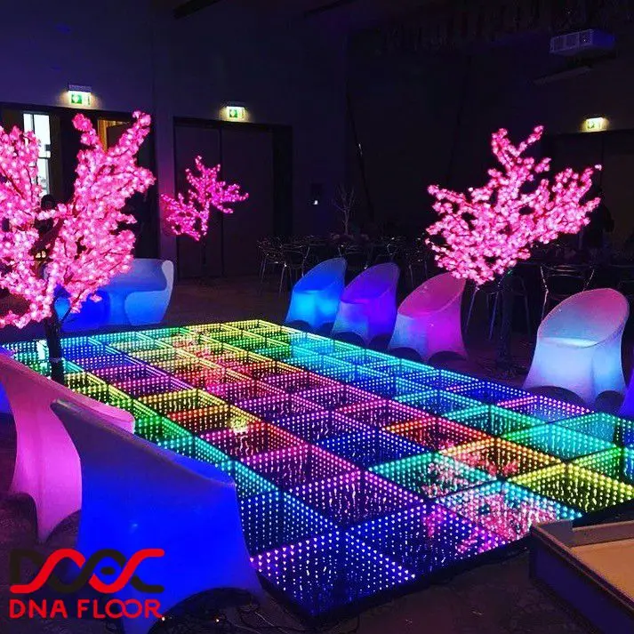 Хит продаж туннель для свадьбы диджея дискотеки ночного клуба DMX 3D светодиодный светильник RGB танцпол