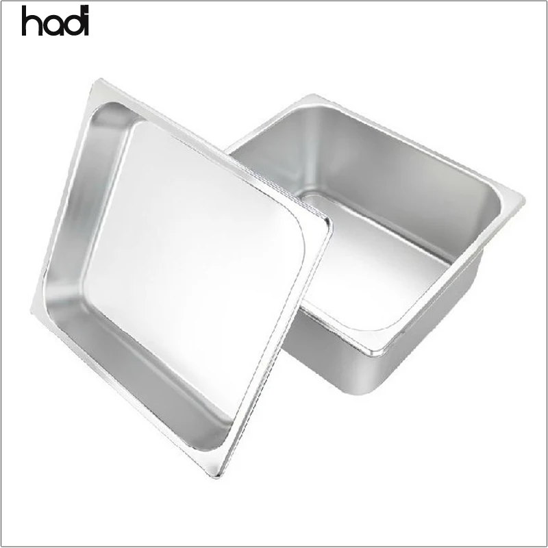 Hadi Commercial Kitchen Inserts 201 Stainless Steel  Buffet Containers Food Pan GN Pan Chaozhou for Restaurants & Hotels