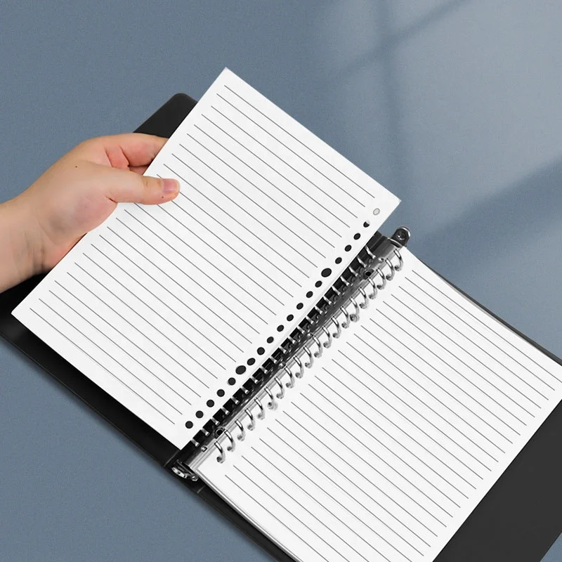 Transparent hardcover a5 a4 dot grid notebook bullet journaling writing diary subject spiral notebooks 60 sheets