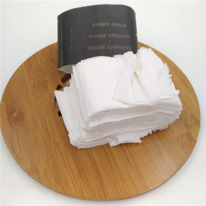 Private label wholesale hairdressing neck strip for barber