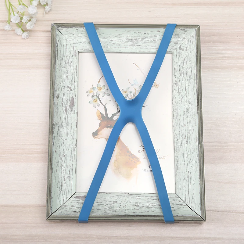 Custom Logo Natural Rubber Cross X H Shape Silicone Rubber Elastic Band For Gift Book Money Packing