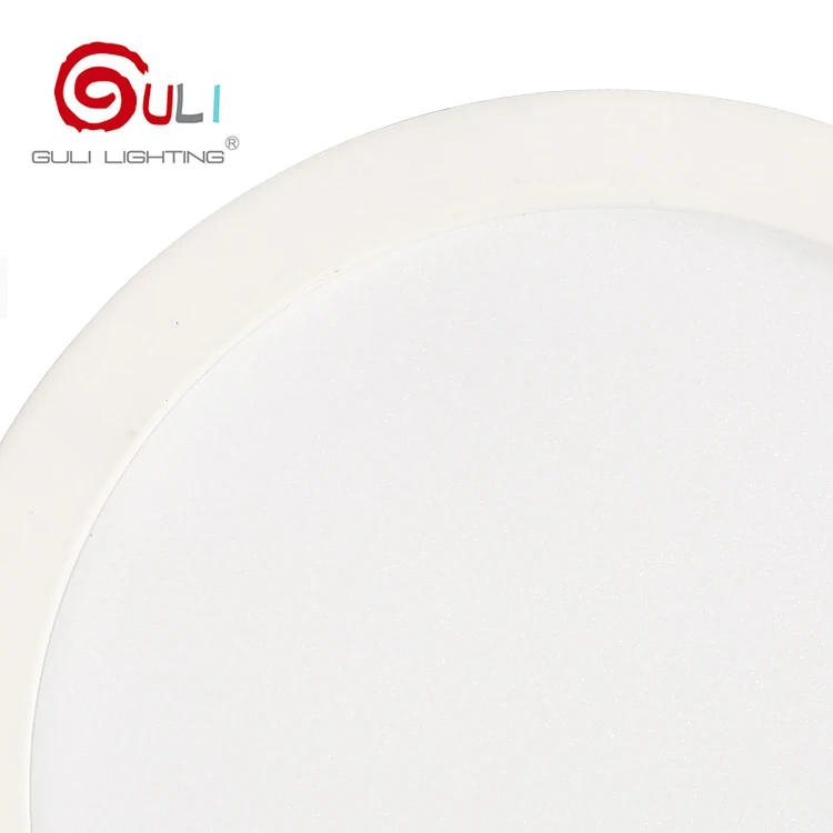 Commerical Square Round 6watt 12watt 18watt 24watt Die-casting Panel Light/ceiling Embedded Led Panel Light