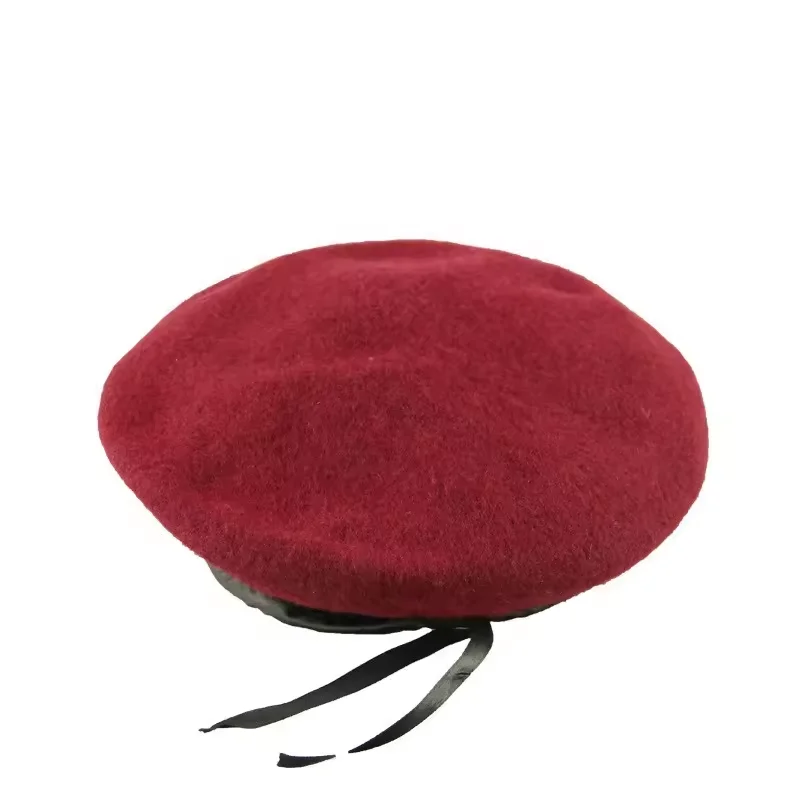 Wholesale Custom Boinas Para Hombres Tactical Berets Cap Adult Wool Beret Hat for Men
