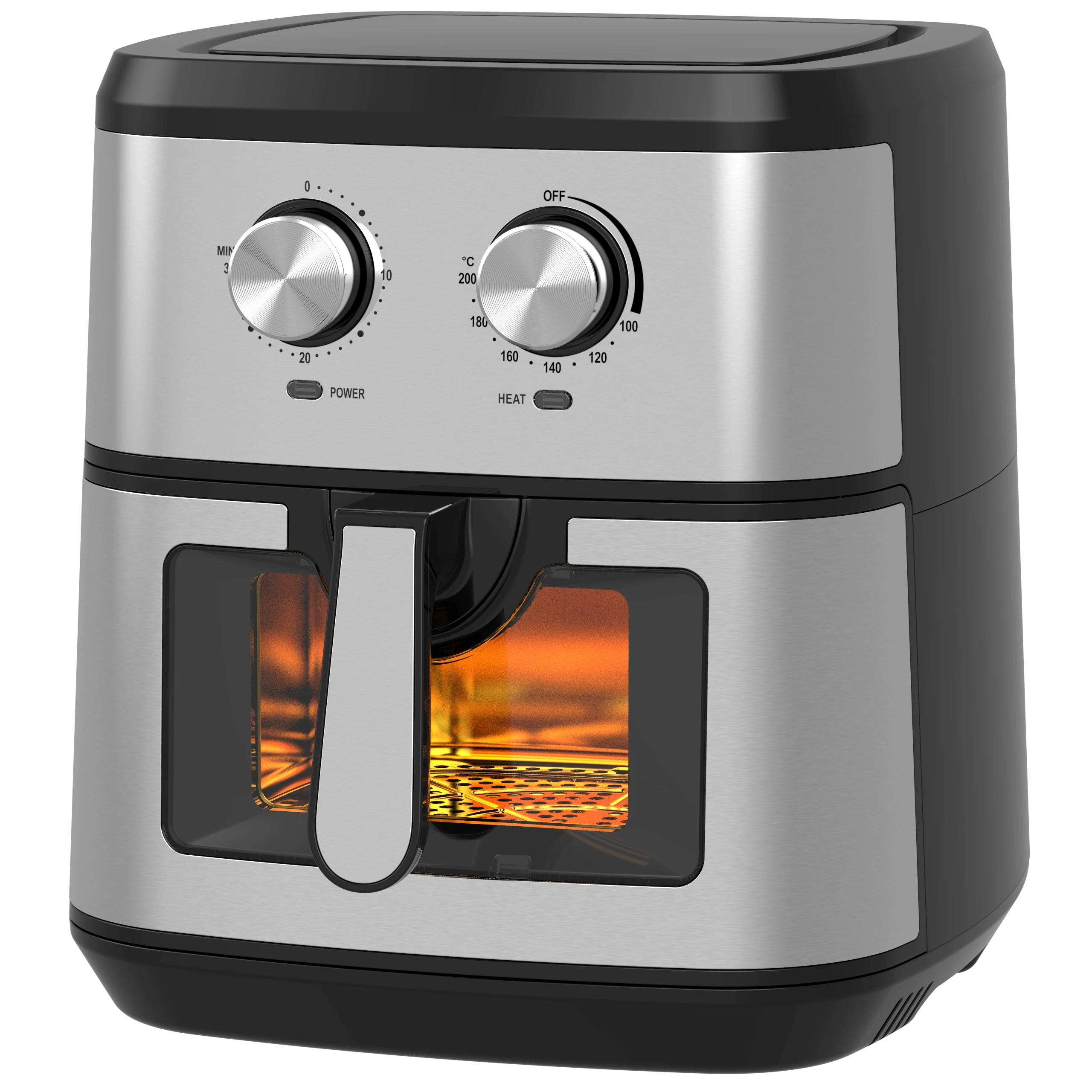 Professional Classic Stainless Steel Coating Electric Multifunctional Air Fryer