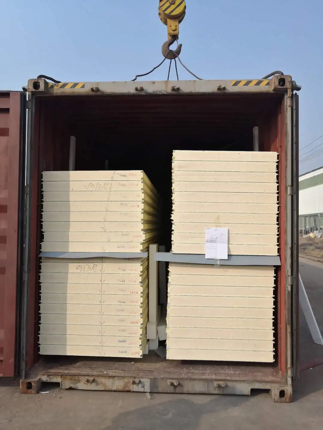 Environmental friendly pu foam sandwich panel exterior wall sandwich panels for cold storage