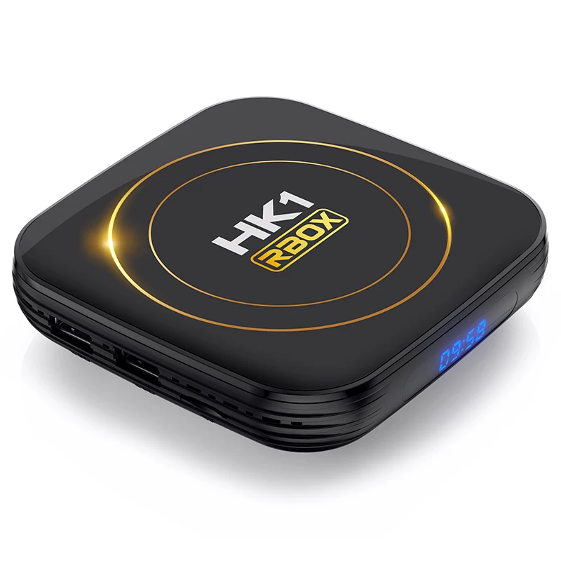 Fast Connection Smart TV Box HK1 RBOX H8S Allwinner H618 Android 12 LAN 100M Support Google Player 6K Dual WiFi Tv Receiver