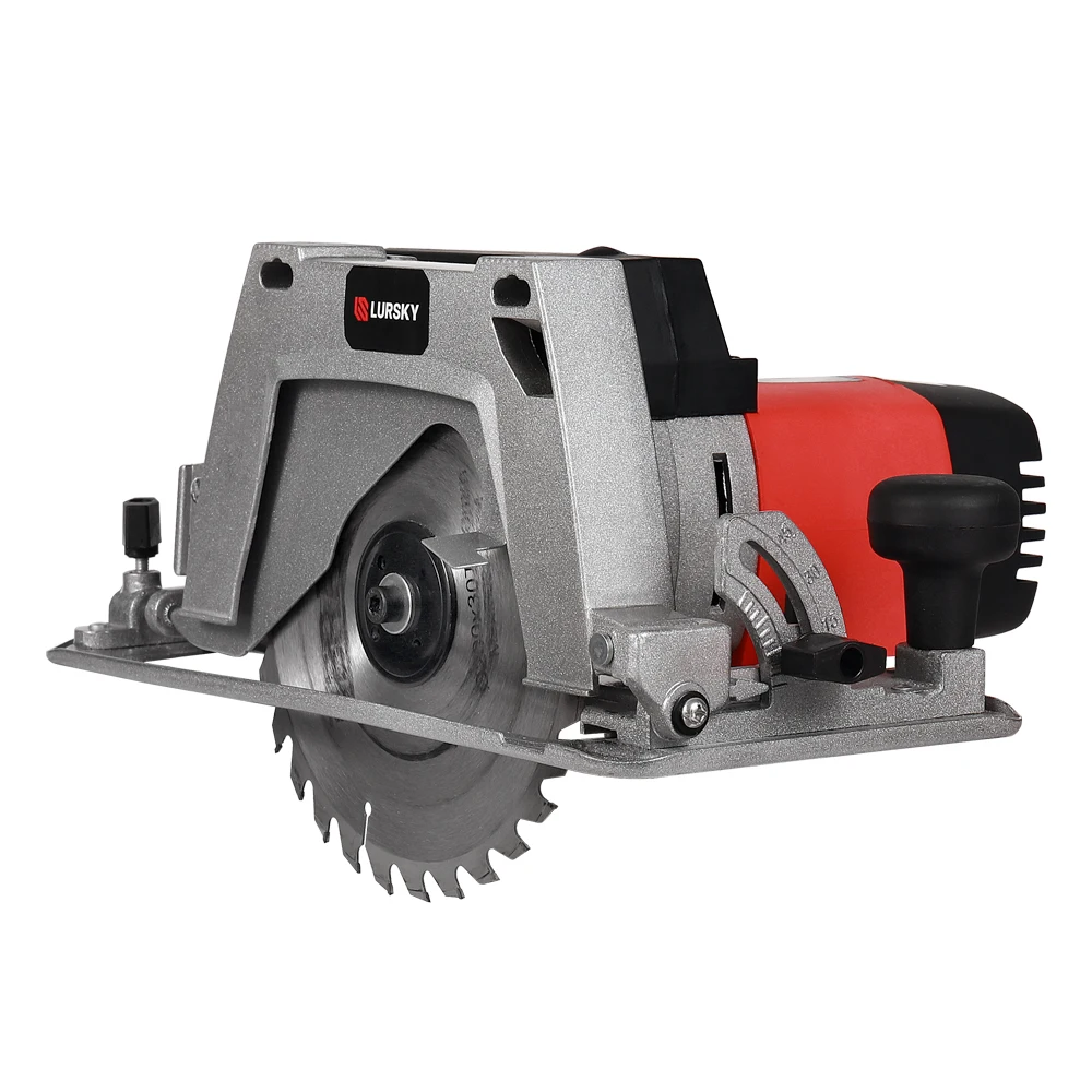 LURSKY 2150W 215mm multi function handheld electric circular saw for cutting wood plastic aluminum profiles
