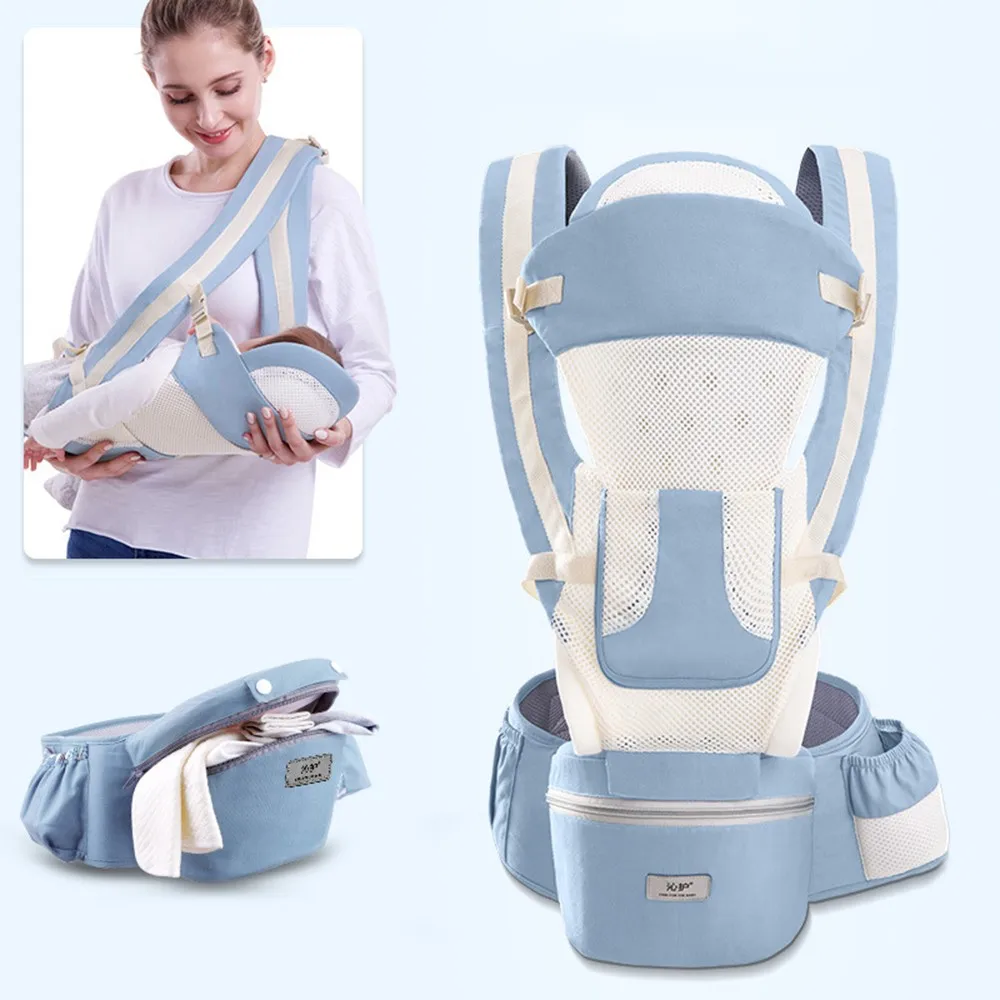 Comfortable Baby Carrier Sling Wrap Baby Carry Belt Baby Wrap Sling Carrier with Hip Seat