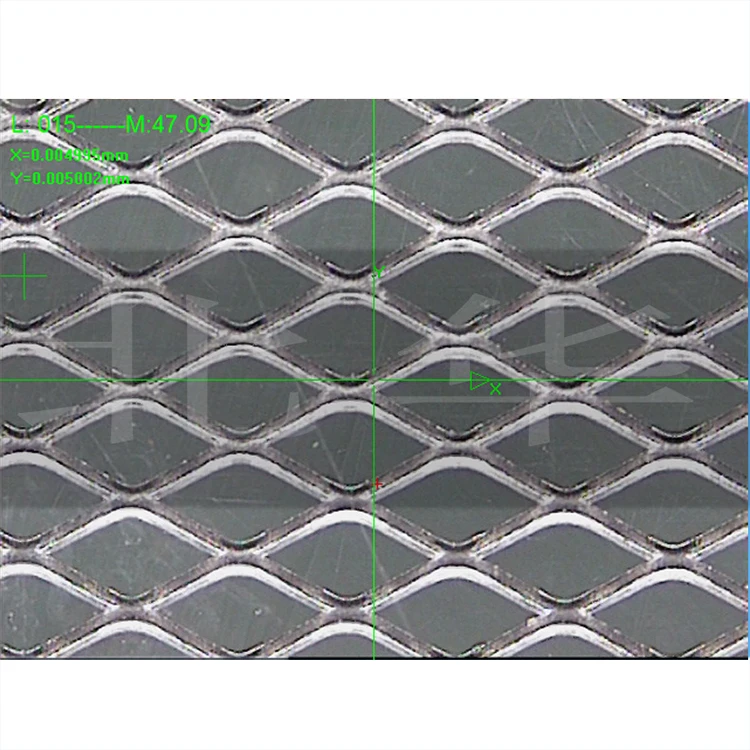 GDJDW small hole diamond shaped titanium precision expanded metal mesh/foil/grid for