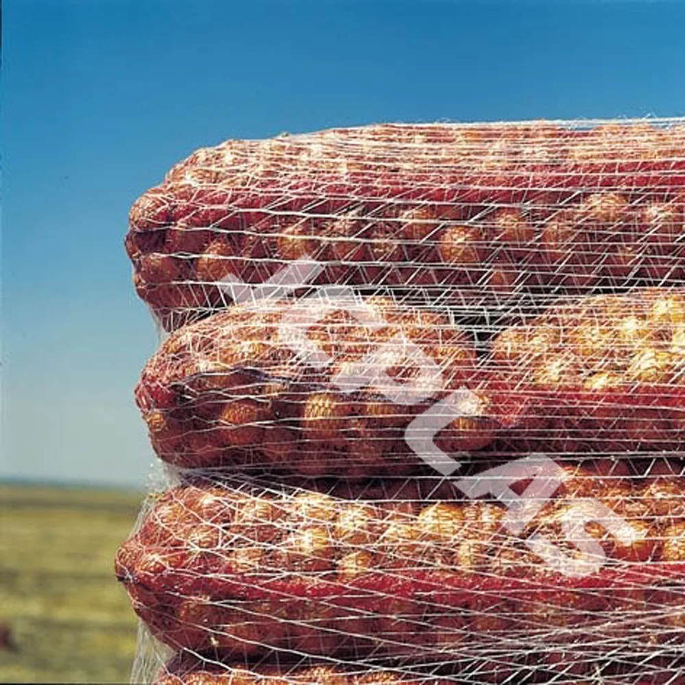 PE White strong knit Stretchable Wrapping Netting for Vegetable and fruits ventilation Packing using