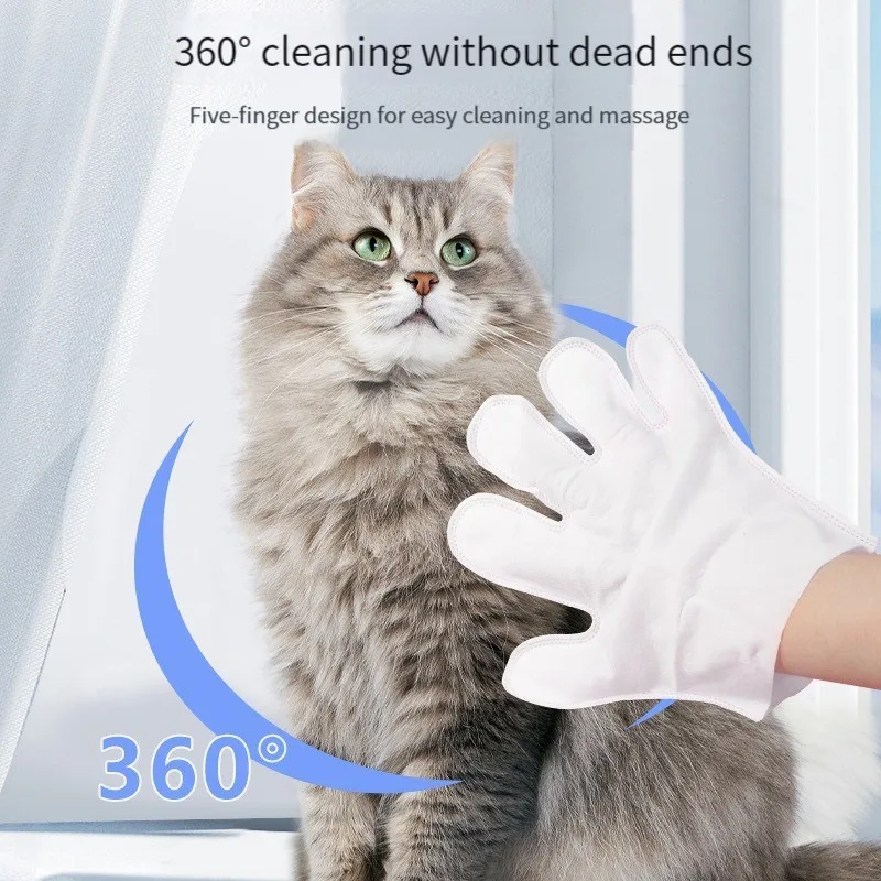 Hot sell Pet  Massage Hair Remover Brush Poop Cleaning Pet Dog Cat Bath Grooming Gloves
