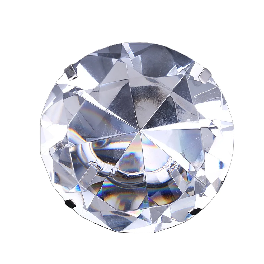 
Simulation Toy Exaggerated Props Tanabata Proposal Funny Confession Crystal Oversized Diamond Ring 