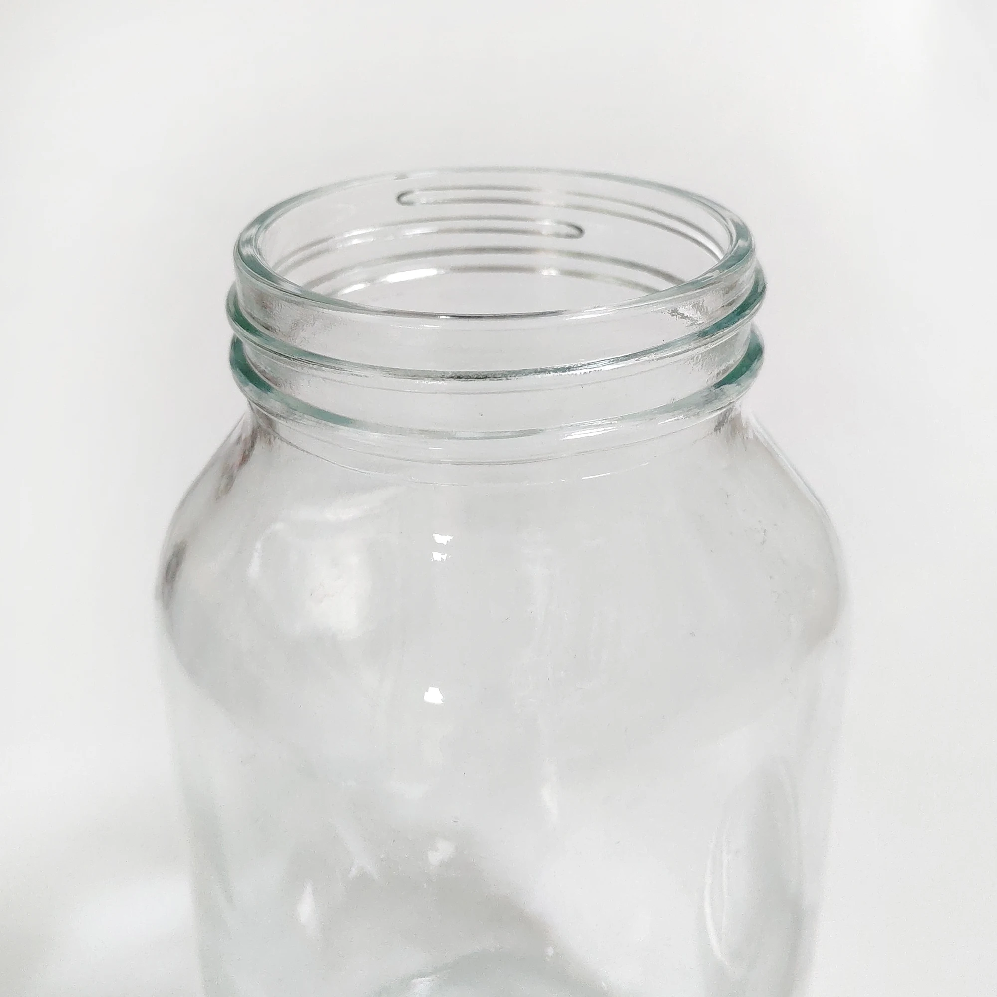 8 Oz 12 Oz 16 Oz 32 Oz Custom Design Made Glass Mason Jars With Metal Lid Wide Mouth Canning Jam Jar