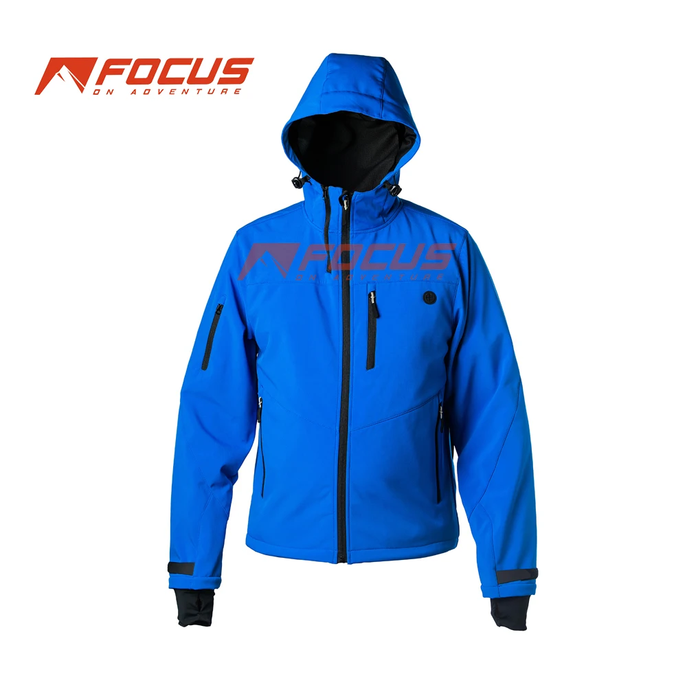 Custom Outdoor Polar Fleece Softshell Jacket Waterproof Breathable Winter Men Jacket For Hiking Cycling Mountaineering Camping