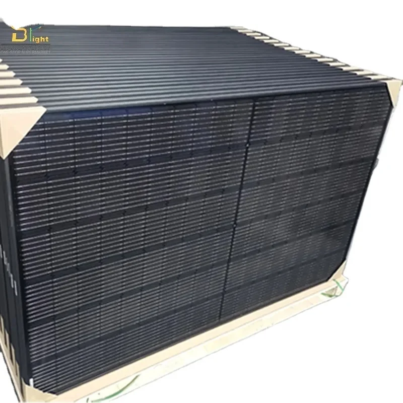 Stock Topcon Pv Module Solar Panel Solar Photovoltaic Panels 430w 400w 500w 450w 550w Bifacial All Black Solar Panels
