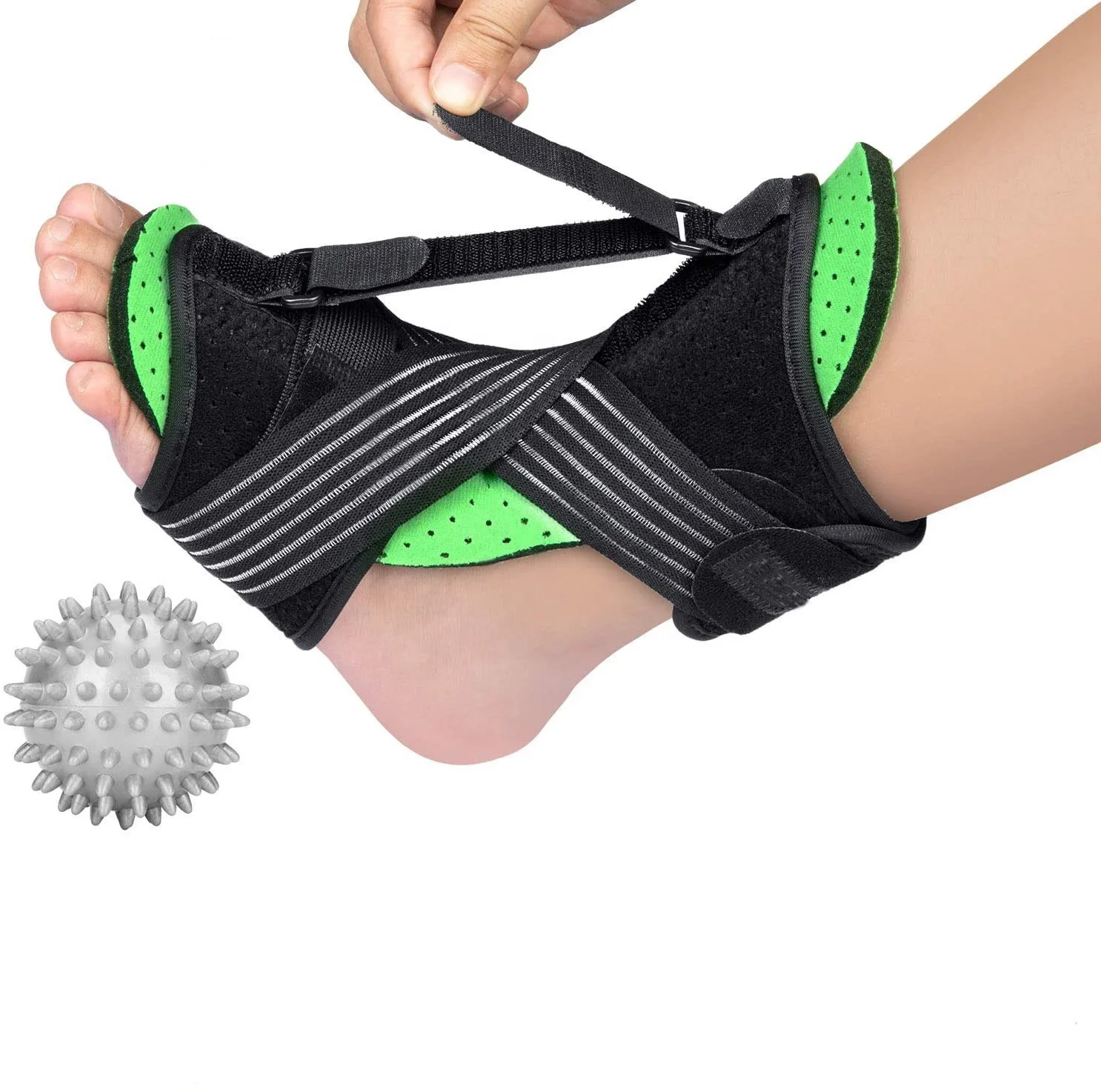 New upgraded Blue Night Splint for Plantar Fascitis AiBast Multi Adjustable Ankle Brace Foot Drop Orthotic