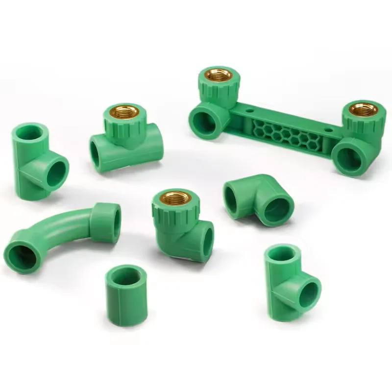 Factory Sales 3-layer Polypropylene random pipe  for drinking water  supply PP-R with meter scale.