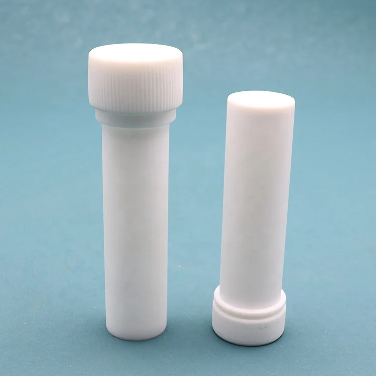 Customized 5ml to 100ml High Temperature Resistance PTFE Anti Corrosion Sample Digestion Tube