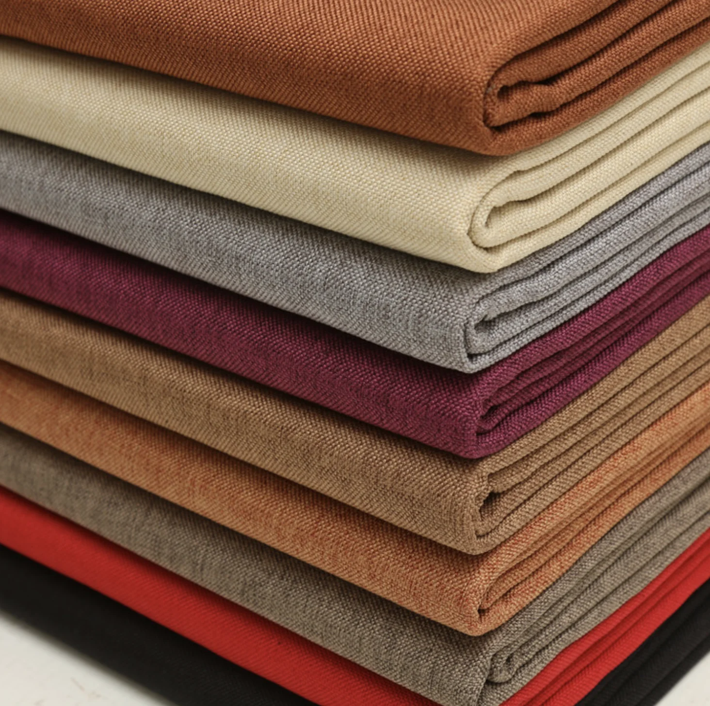 New Arrival Hot Sale Pure Color 100% Linen Fabric For Shirts Suits Home Textile Bedding Curtains