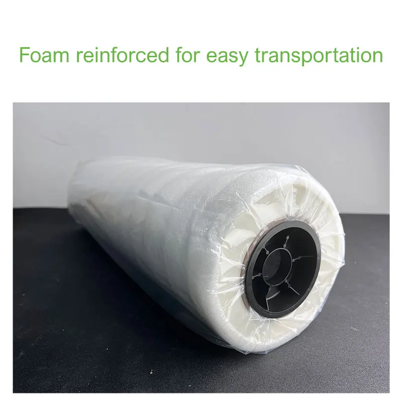 Qingyi 30cm 60CM*100M Single Sided DTF PET Film direct transfer film 75U thickness For XP600 L1800 I3200 4720 R1390 Printer