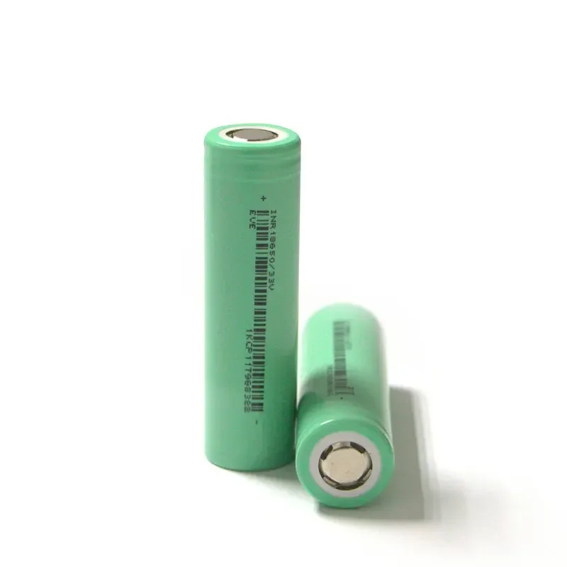 MSDS certificated 3200mAh 18650 Battery 33V Lithium High Current Batteries 3.7V EVE 33V flat top for Electric bicycle battery