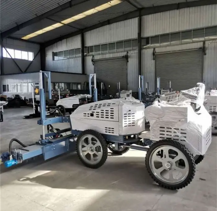 Automatic High Precision Concrete Screed Paver Vibrating Hydraulic Two-wheel Ground Laser Positioning Levelling Machine